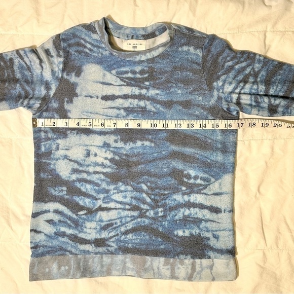 Sol Angeles Tie Dye Print Long Sleeve Pullover Size 12 Kids - Picture 10 of 11